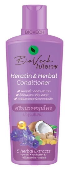 รูปภาพของ Biovech 7Herbs Hair Tonic Conditioner ไบโอเวช แฮร์ คอนดิชั่น 225ml. ครีมนวดผม